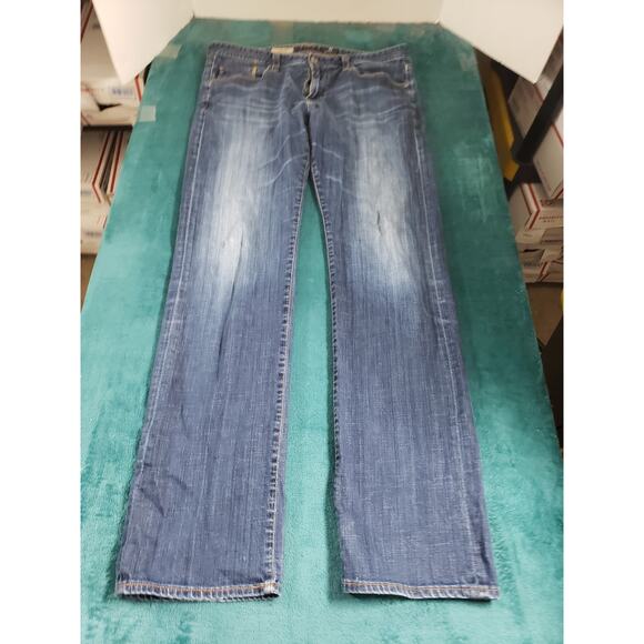 Adriano Goldschmied Jeans Size 36x36 Mens Blue Pants Stretch Protege Straight - Picture 1 of 13